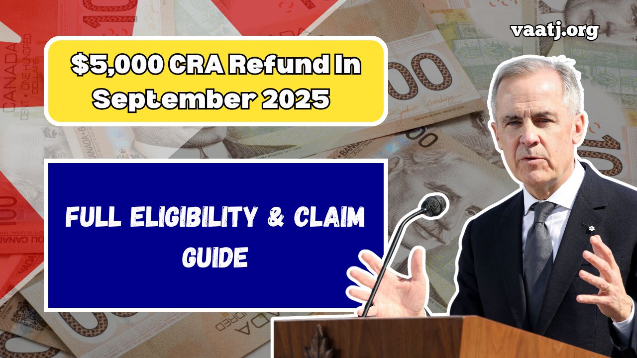 $5,000 CRA Refund In September 2025 – Full Eligibility & Claim Guide